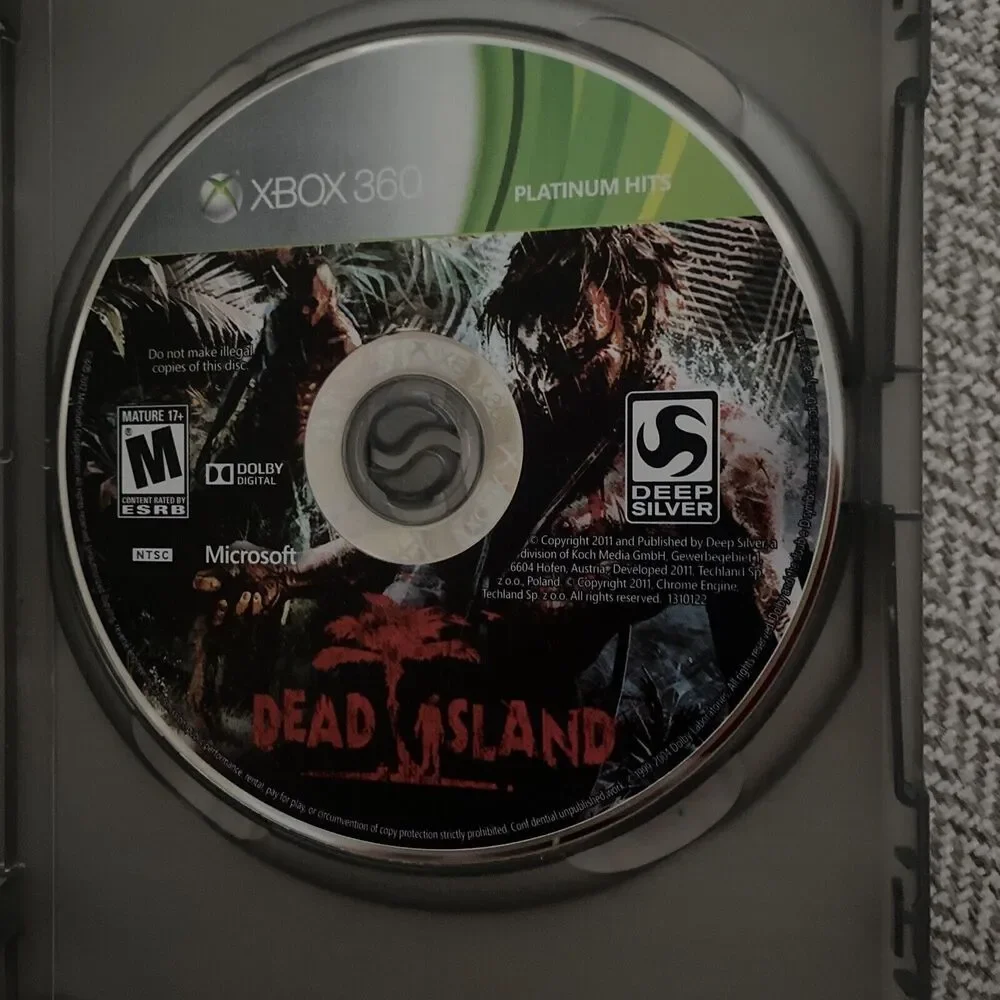 Dead Island (Microsoft Xbox 360, 2011) With Manual